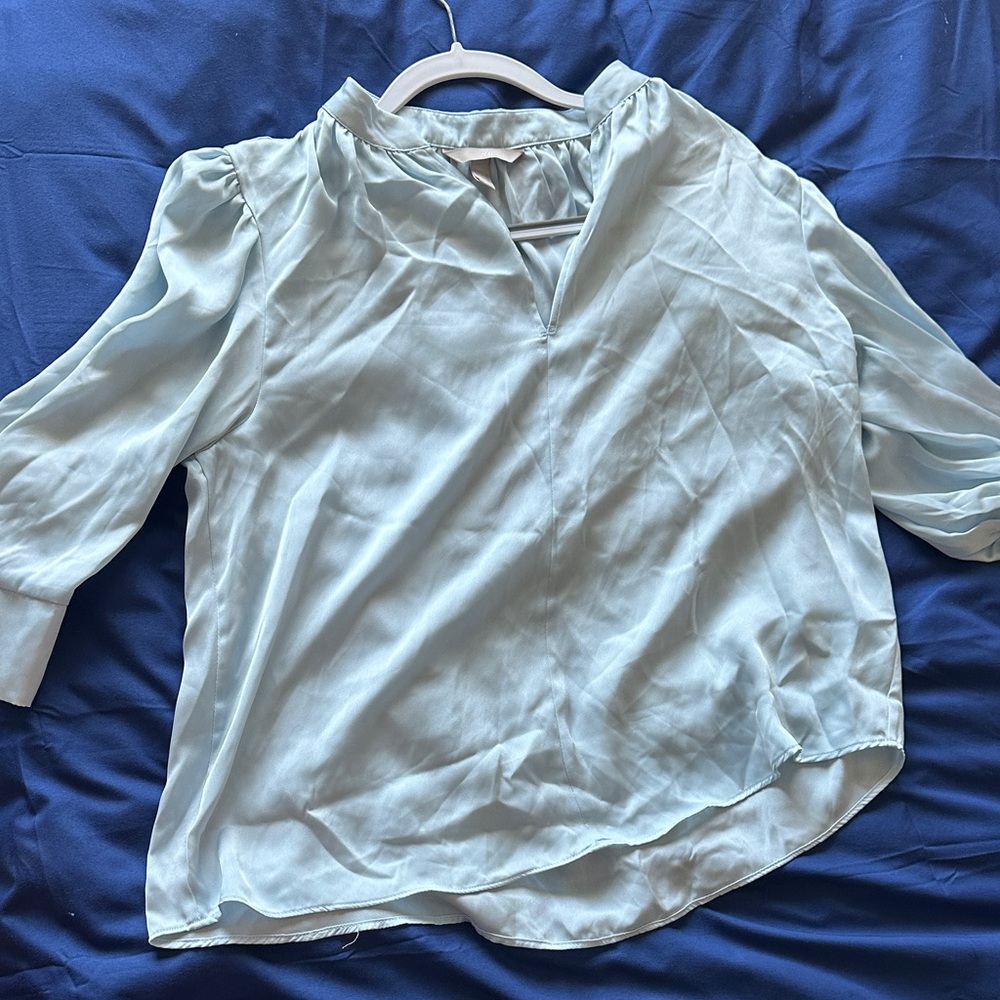 H&M Light Blue Blouse